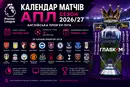Календар матчів АПЛ сезону 2026/27: коли відбудуться головні дербі та битви грандів Англії