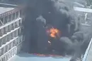 У Києві спалахнула пожежа