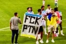 Ісенко і Романчук після гри кваліфікації Ліги чемпіонів з білорусами винесли антипутінський банер