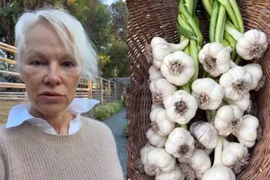 Памела Андерсон показала свій врожай цибулі