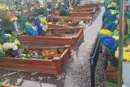 У Тернополі на кладовищі затопило могили військових (фото)
