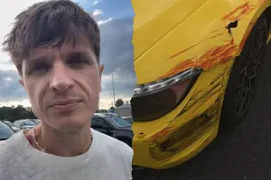 Анатолій Анатоліч показав своє пошкоджене авто після зіткнення