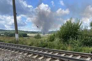 Пілот винищувача встиг катапультуватися