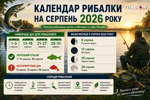 Найкращі дні для риболовлі в останній місяць літа