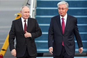 Путін та Касим-Жомарт Токаєв зустрілися в Омську, РФ, 25 липня 2026 року