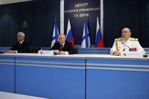 Путін під час зустрічі із російськими військовими 