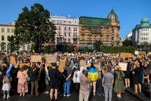 Інцидент стався на площі біля пам'ятника Тарасу Шевченку 