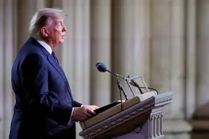 Трамп у Національному соборі Вашингтона 28 липня