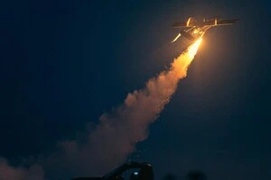 Штілерман показав фото запуску безпілотників та ракет