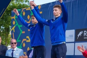 У чоловічій естафеті у віковій категорії U21 на другу сходинку п'єдесталу пошани піднялися Олег Рибак та Данило Сич