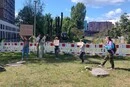 Знищення парку заради тепломагістралі: на Теремках кияни протестують проти вирубки 600 дерев