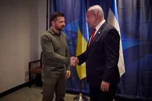 Президент України Володимир Зеленський провів зустріч із прем’єр-міністром Ізраїлю Біньяміном Нетаньягу у Нью-Йорку 