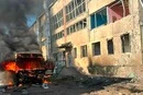 У Миколаєві через атаку РФ загорівся шкільний автобус