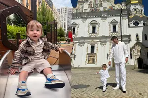 Сергій Притула поділився новим фото з сином