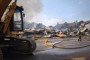 Знищений росіянами логістичний центр на Київщині