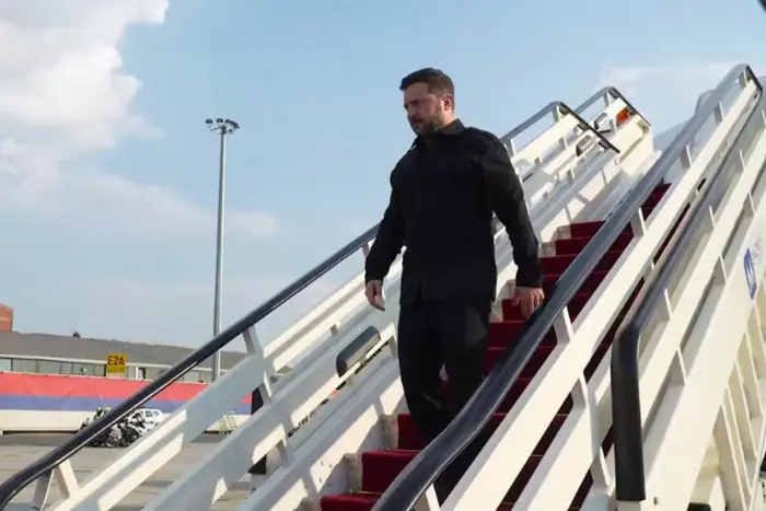 Зеленський вперше прибув до Сербії