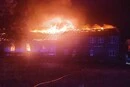 Російський дрон спричинив пожежу на Чернігівщині: з'явилися фото наслідків