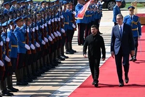 Зеленський зустрівся з Вучичем у Палаці Сербії