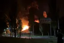 Окуповану Макіївку атакували дрони: спалахнув ТЦ «Галактика»