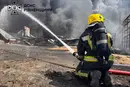 Рівненщина: спалахнула масштабна пожежа на заводі з виробництва пінопласту