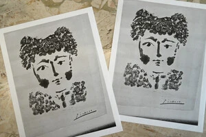 Роздруківки фотографії офорта Пабло Пікассо «Тореро»