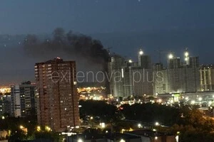 Дим здіймається над регіоном після влучань безпілотників