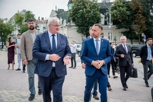 Глава МЗС України Андрій Сибіга зустрівся з главою МЗС Бельгії Мексимом Прево