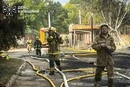 Рятувальники загасили чотири пожежі на Київщині після ворожого обстрілу