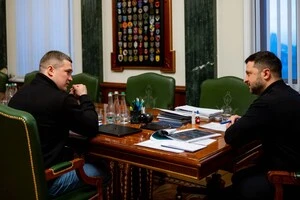 Ексміністр оборони Михайло Федоров та президент Володимир Зеленський