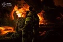 Вогнеборці загасили пожежу в Голосіївському районі, спричинену повторним обстрілом Києва