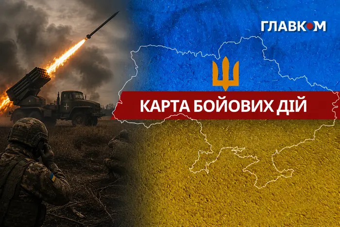 Карта бойових дій в Україні станом на 24 серпня 2026 року