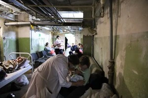 Бомбосховище Київського міського пологового будинку №3 25 лютого 2022 року