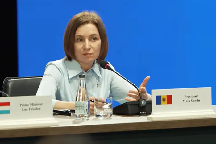 Санду заявила, що РФ щонайменше один раз умисно спрямувала дрон до Молдови