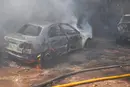 Удар по Запоріжжю: поранено людей, спалахнула пожежа на автостоянці (фото)