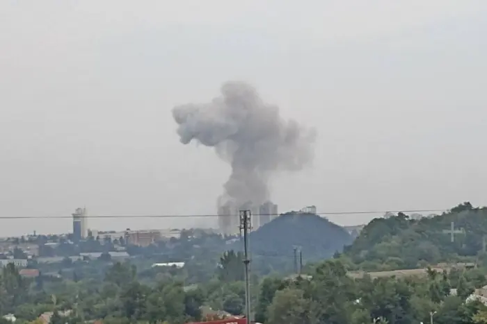 Ракети масовано вдарили по окупованому Донецьку (фото)