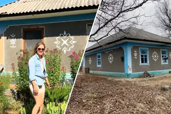 Одеситка придбала занедбану хату за $5 тис. і переїхала у село (відео)