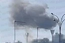 У центрі Києва видно дим над стадіоном «Динамо», сили ППО відбивають атаку дронів