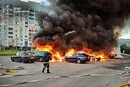 На Київщині рятувальники всю ніч і ранок гасять пожежі після атаки дронів (фото)