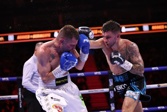 Берінчик поступився у бою за пояс WBO International
