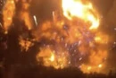 Детонація боєприпасів у Милі потрапила на відео з близької відстані