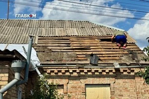 Будинок Світлани, який постраждав під час детонації снарядів 