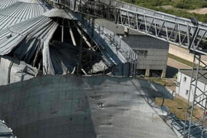 Пошкоджений елеватор внаслідок російської атаки, 16 серпня 2026 року