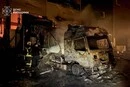 На Київщині вогнеборці загасили пожежі на трьох складах після ударів ворога (фото)