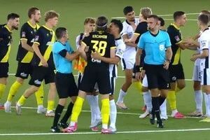 Скандальний інцидент стався за рахунку 3:1 на користь «Рубіна»