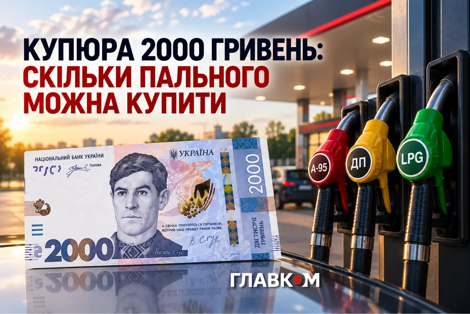 2000 грн на АЗС: скільки бензину, дизеля та газу можна купити за нову банкноту