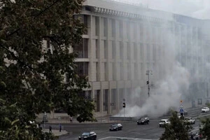 Наслідки пожежі у підземному переході на Майдані Незалежності