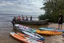 Корпоратив на Київському морі: вітер відніс від берега 21 людину на SUP-дошках