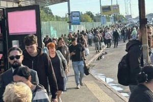 На зупинках громадського транспорту в Києві збираються великі черги пасажирів