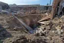 Удар по Солом’янському району столиці: на місці влучання утворилася вирва (відео)
