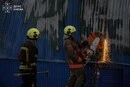 Росіяни влучили у складську будівлю в Голосіївському районі Києва